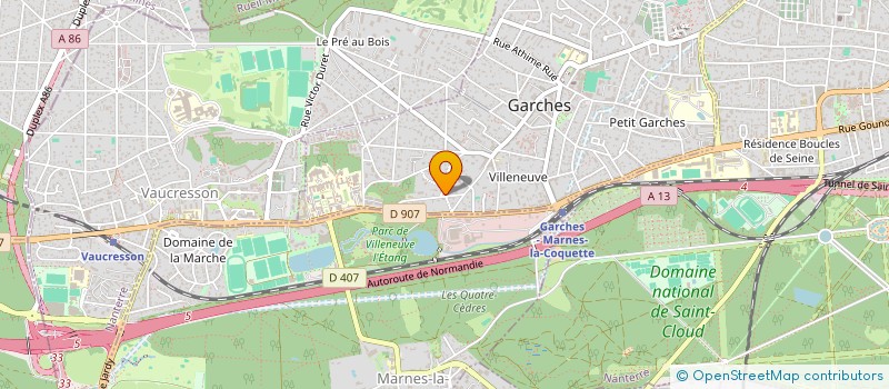 localisation de l'entreprise MADAME HELENE ESPEISSE à GARCHES