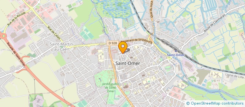 localisation de l'entreprise MADAME HELENE ETUIN  SAINT-OMER