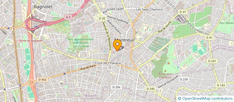 localisation de l'entreprise MADAME HELENE EZVAN à MONTREUIL
