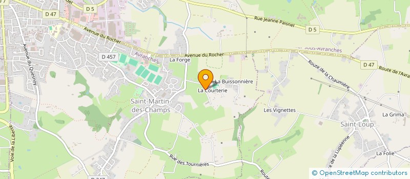 localisation de l'entreprise MADAME HELENE FALABREGUE  LA GODEFROY