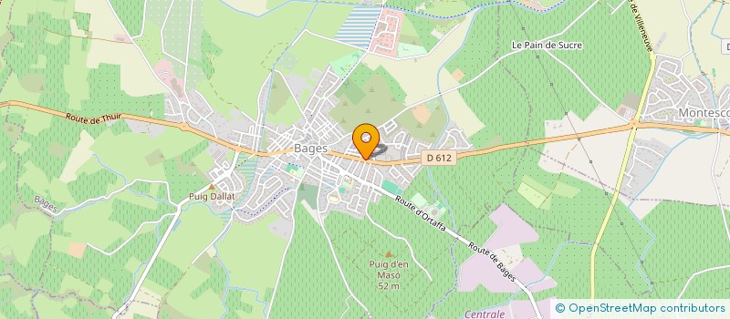 localisation de l'entreprise MADAME HELENE FALIU  BAGES