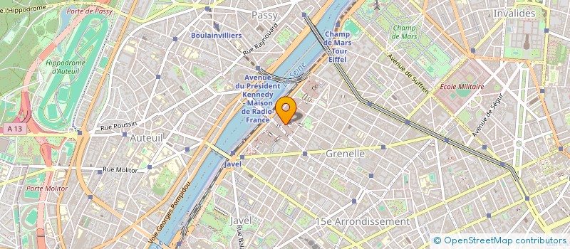 localisation de l'entreprise MADAME HELENE FARAMAND  PARIS