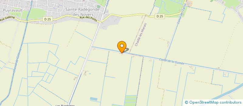 localisation de l'entreprise MADAME HELENE FAUCHER  SAINTE-RADEGONDE-DES-NOYERS