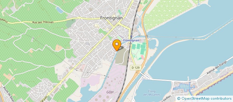 localisation de l'entreprise MADAME HELENE FAUVET à FRONTIGNAN