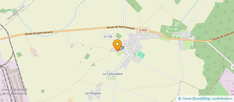 localisation de l'entreprise MADAME HELENE FAYEULLE à DIORS