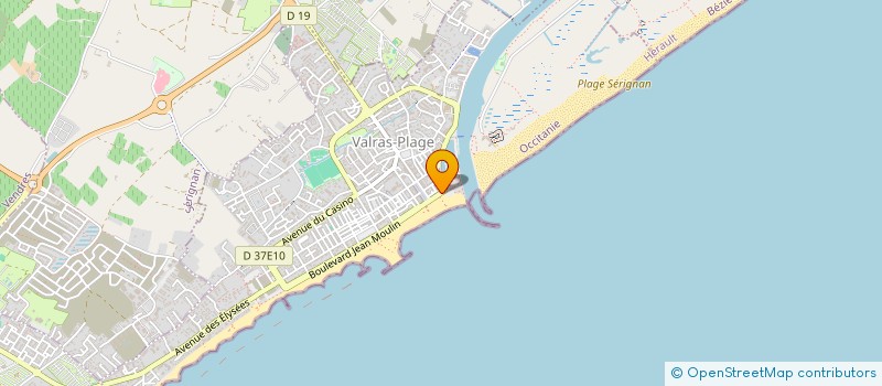 localisation de l'entreprise MADAME HELENE FAYOLLE  VALRAS-PLAGE