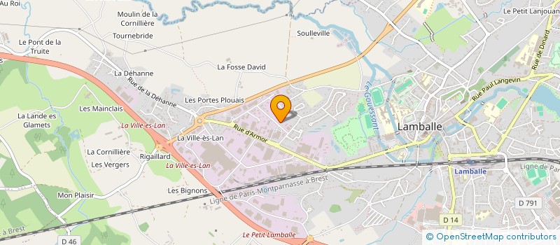 localisation de l'entreprise MADAME HELENE FEAT  LAMBALLE-ARMOR