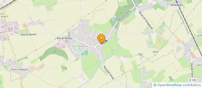 localisation de l'entreprise MADAME HELENE FEGUEUR  ENNEVELIN