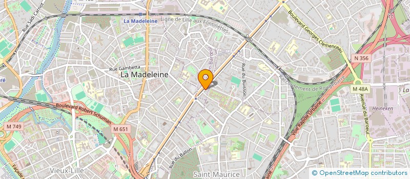 localisation de l'entreprise MADAME HELENE FERRANT à MARCQ-EN-BARŒUL