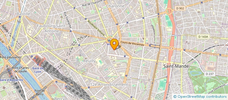 localisation de l'entreprise MADAME HELENE FERRE  PARIS