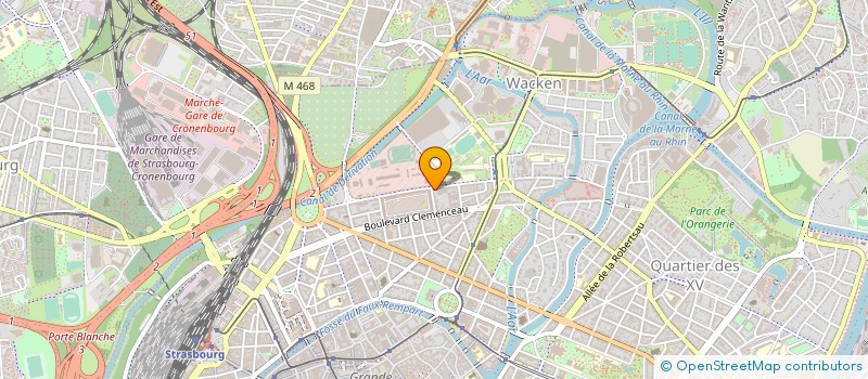localisation de l'entreprise MADAME HELENE FERREIRA à STRASBOURG