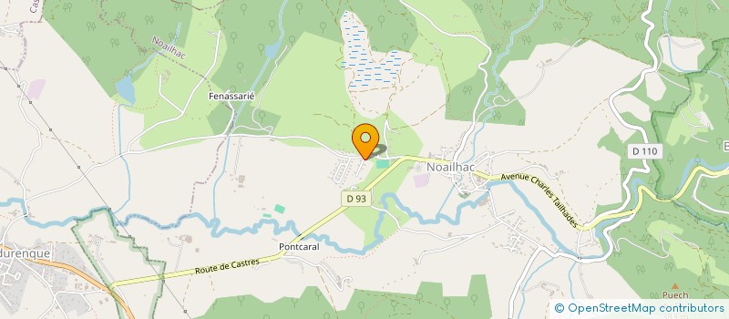 localisation de l'entreprise MADAME HELENE FICHEL  NOAILHAC