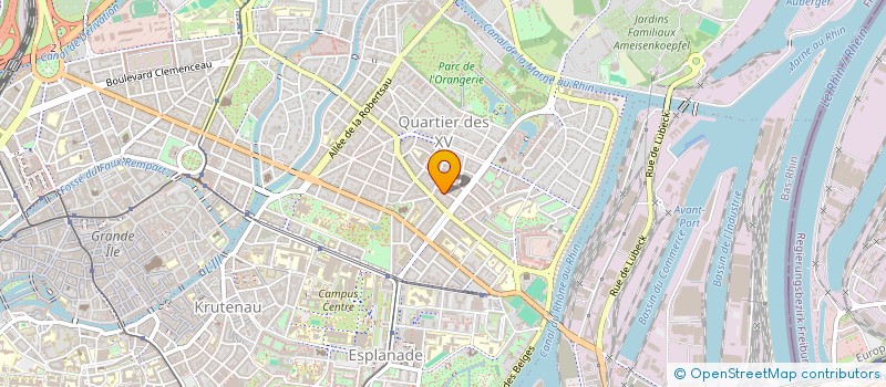 localisation de l'entreprise MADAME HELENE FISCHBACHER à STRASBOURG