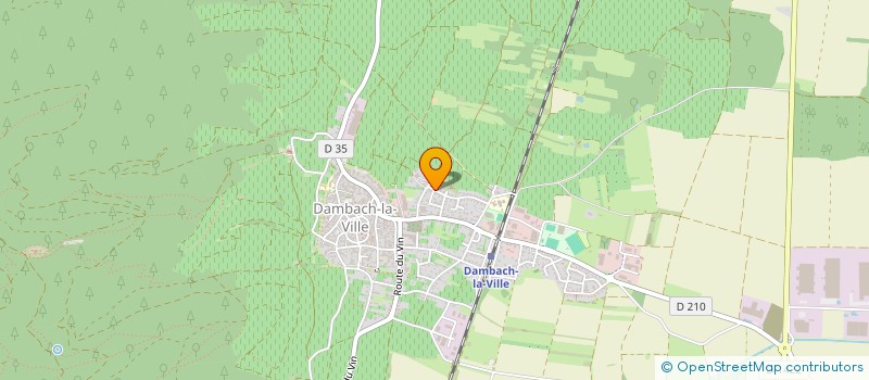 localisation de l'entreprise MADAME HELENE FISCHER  DAMBACH-LA-VILLE