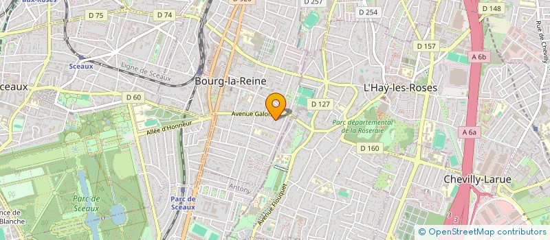 localisation de l'entreprise MADAME HELENE FITAMANT à BOURG-LA-REINE