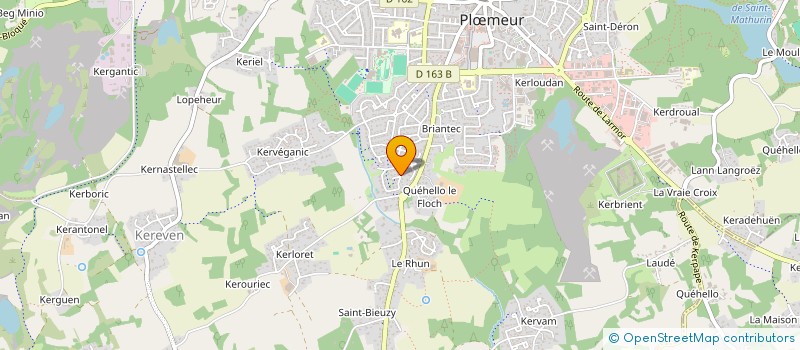 localisation de l'entreprise MADAME HELENE FLECHER  PLOEMEUR