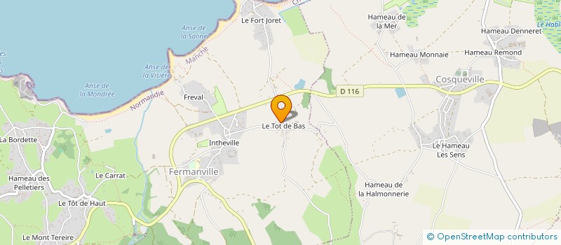 localisation de l'entreprise MADAME HELENE FLEURY à FERMANVILLE