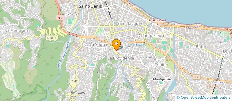 localisation de l'entreprise MADAME HELENE FONCQUE à SAINT-DENIS