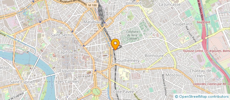 localisation de l'entreprise MADAME HELENE FONGAUFFIER à TOULOUSE