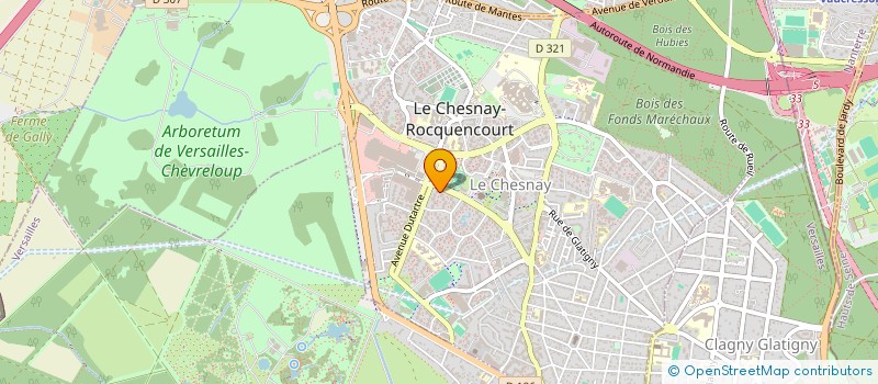 localisation de l'entreprise MADAME HELENE FORMERY  LE CHESNAY-ROCQUENCOURT