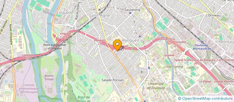 localisation de l'entreprise MADAME HELENE FOSSET  TOULOUSE