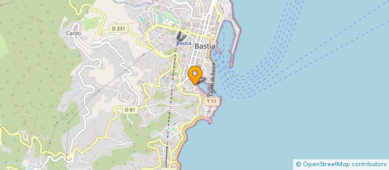 localisation de l'entreprise MADAME HELENE FOUCHER à BASTIA