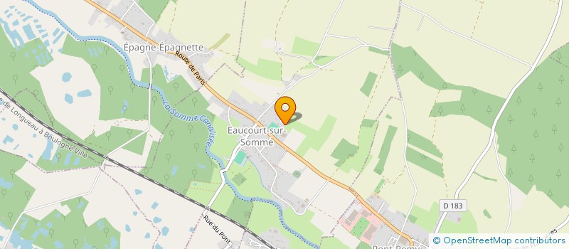 localisation de l'entreprise MADAME HELENE FOURDRINIER à EAUCOURT-SUR-SOMME