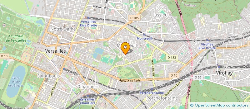 localisation de l'entreprise MADAME HELENE FOURNIER à VERSAILLES
