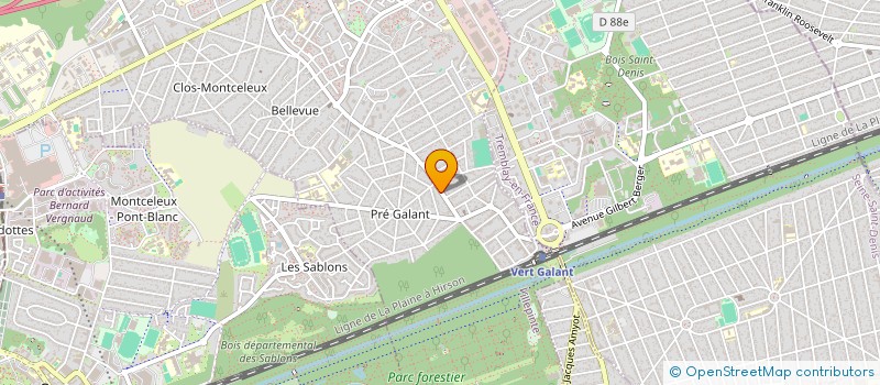 localisation de l'entreprise MADAME HELENE FRANCOIS à VILLEPINTE
