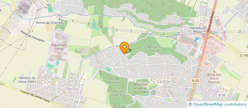 localisation de l'entreprise MADAME HELENE FRANCOIS ABOUDARAM  LA VILLE-DU-BOIS