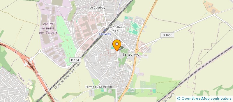 localisation de l'entreprise MADAME HELENE FRANCOISE AMZAT  LOUVRES