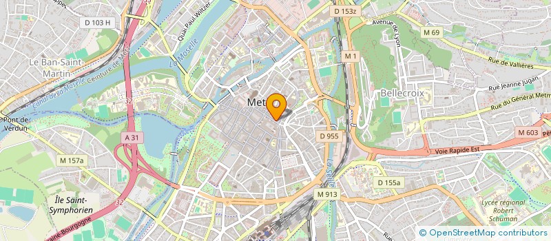 localisation de l'entreprise MADAME HELENE FRENTZ  METZ