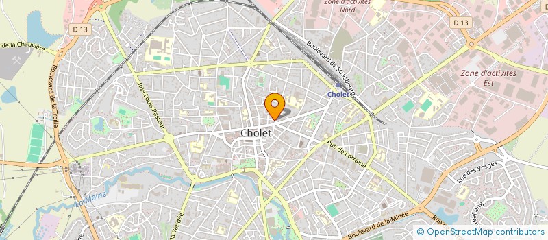 localisation de l'entreprise MADAME HELENE FRESNEAU à CHOLET