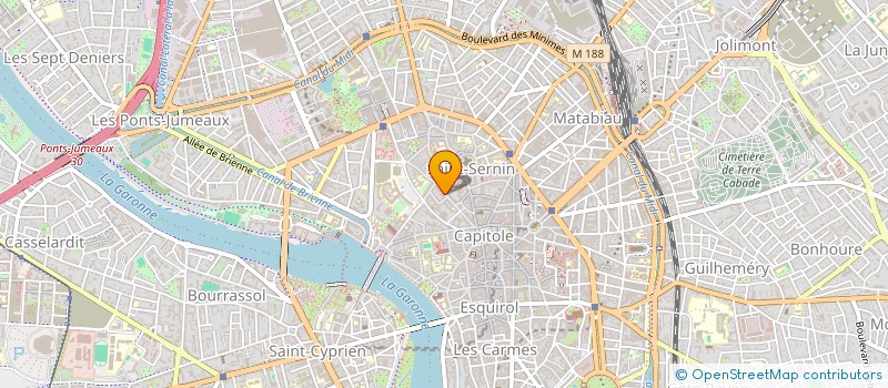 localisation de l'entreprise MADAME HELENE FREY  TOULOUSE