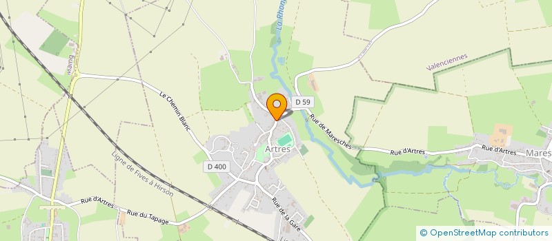 localisation de l'entreprise MADAME HELENE FRISON  ARTRES