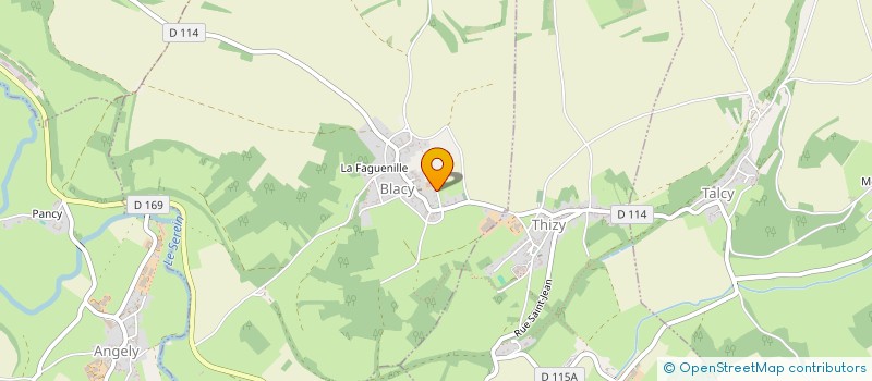 localisation de l'entreprise MADAME HELENE FROMENT  BLACY