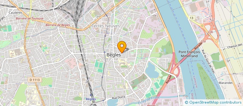 localisation de l'entreprise MADAME HELENE FRUQUIERE à BEGLES
