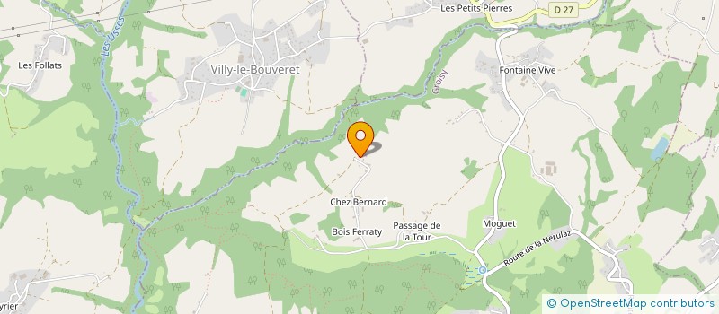 localisation de l'entreprise MADAME HELENE GABOREAU  GROISY