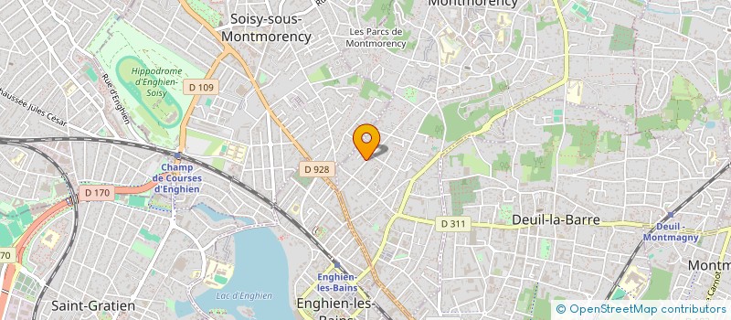 localisation de l'entreprise MADAME HELENE GABOREAU  MONTMORENCY