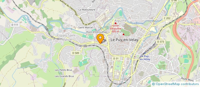 localisation de l'entreprise MADAME HELENE GAGNAIRE à LE PUY-EN-VELAY