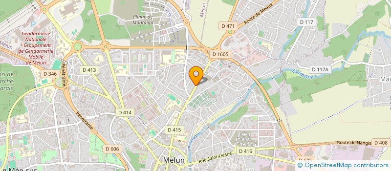 localisation de l'entreprise MADAME HELENE GALLAND à MELUN
