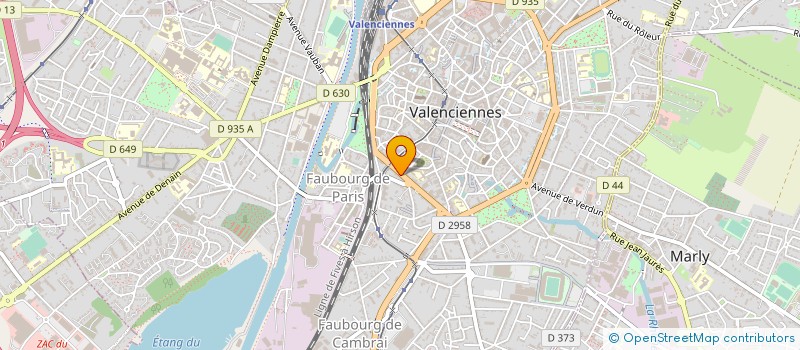 localisation de l'entreprise MADAME HELENE GALLUET à VALENCIENNES