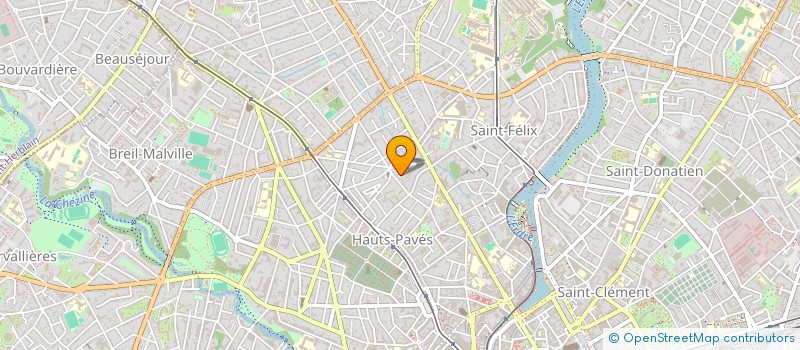 localisation de l'entreprise MADAME HELENE GALOUZEAU DE VILLEPIN à NANTES