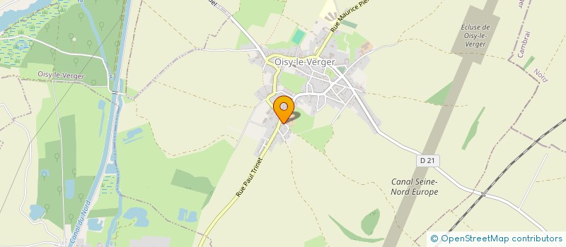 localisation de l'entreprise MADAME HELENE GAMBIER  OISY-LE-VERGER