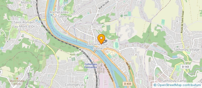 localisation de l'entreprise MADAME HELENE GANDAR à FONTAINES-SUR-SAONE