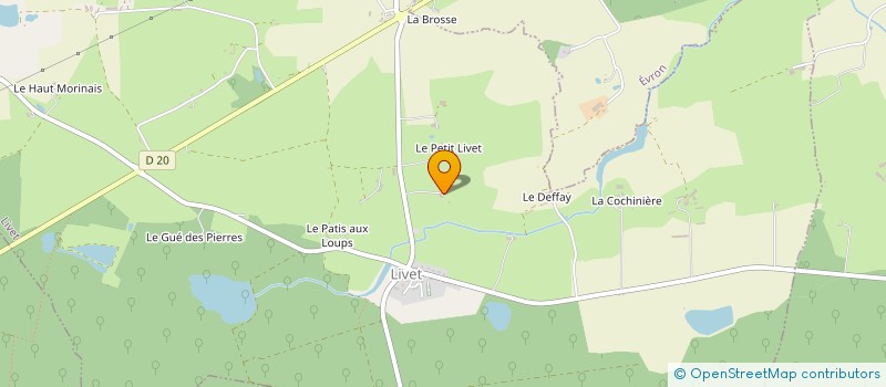 localisation de l'entreprise MADAME HELENE GANDON  LIVET