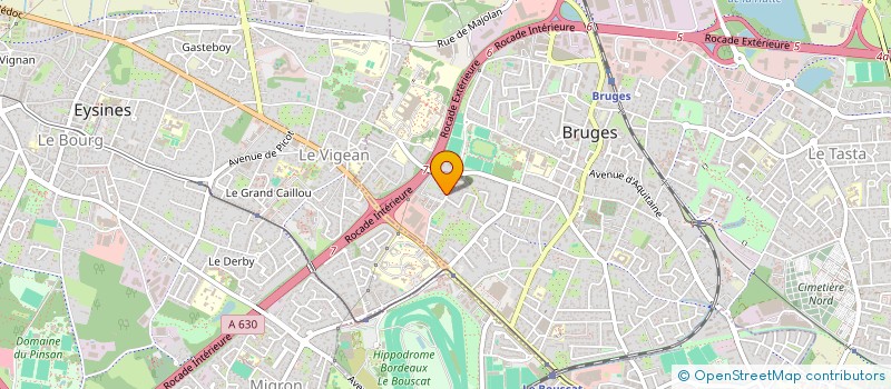 localisation de l'entreprise MADAME HELENE GARBUIO  BRUGES