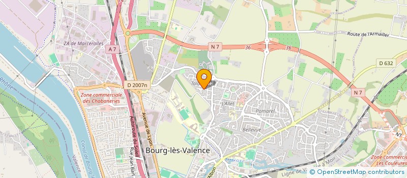 localisation de l'entreprise MADAME HELENE GARCIA à BOURG-LES-VALENCE