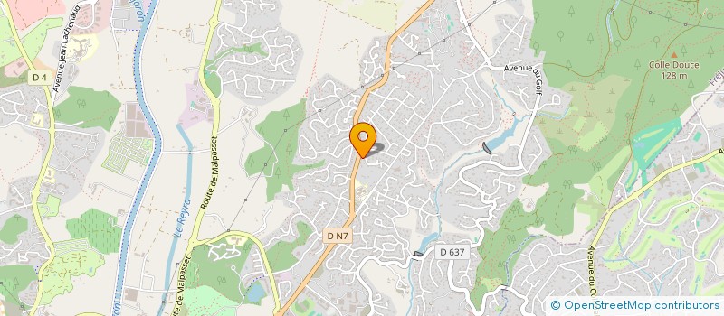 localisation de l'entreprise MADAME HELENE GARCIA à FREJUS