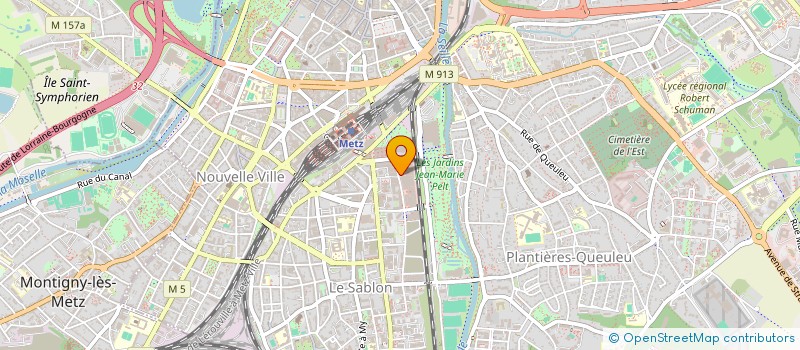 localisation de l'entreprise MADAME HELENE GARDE  METZ